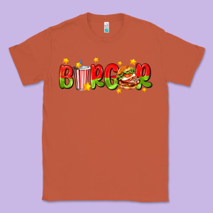 Burger With Coke And Stars Classic Tee Designed By Adodesignshop