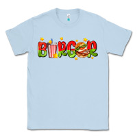 Dusty Blue burger with coke and stars Classic Tee - AdoDesignShop
