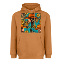 Meerkat Western Girl Hair Clasp And Sunflower With Leopard And Glitter Seamles Heavyweight Hoodie - BundleAndBundleShop