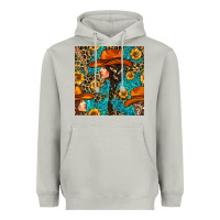 Moon Dust Western Girl Hair Clasp And Sunflower With Leopard And Glitter Seamles Heavyweight Hoodie - BundleAndBundleShop
