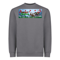 Storm merry christmas with santa sleigh Heavyweight Sweatshirt - BundleAndBundleShop