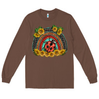 Chestnut ladybuy  rainbow Long Sleeve Tee - BarkalooDesign