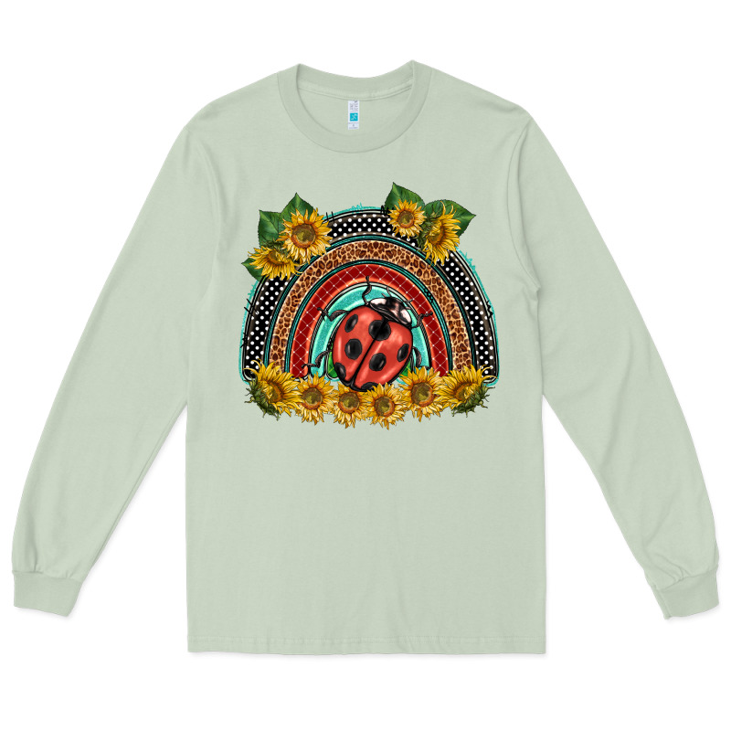 Ladybuy  Rainbow Long Sleeve Tee by BarkalooDesign | Teevron