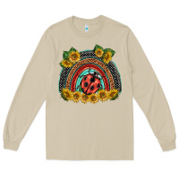 Mushroom ladybuy  rainbow Long Sleeve Tee - BarkalooDesign