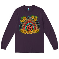 Plum ladybuy  rainbow Long Sleeve Tee - BarkalooDesign