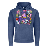 Vintage Denim Easter Day Every bunny's favorite Teacher Vintage Hoodie - OliviaCreatesArt
