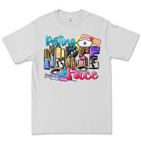 Dove Grey resting nurse face Premium Tee - Zillion Design Studio