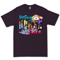 Plum resting nurse face Premium Tee - Zillion Design Studio