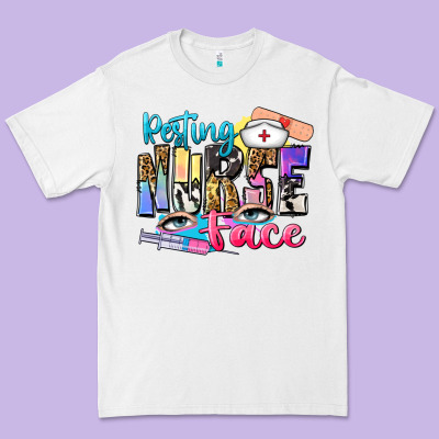 Resting Nurse Face Premium Tee Designed By Zillion Design Studio