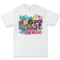 White resting nurse face Premium Tee - Zillion Design Studio