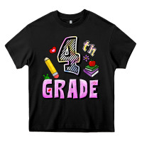 Black Fourth Grade Heavy Core Tee - RanaPortraitStore