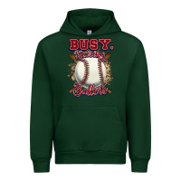 Forest Green Busy raising ballers Urban Hoodie - HowdyJamesFarm