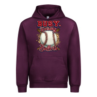 Mauve Wine Busy raising ballers Urban Hoodie - HowdyJamesFarm