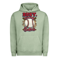 Pigment Oil Green Busy raising ballers Urban Hoodie - HowdyJamesFarm