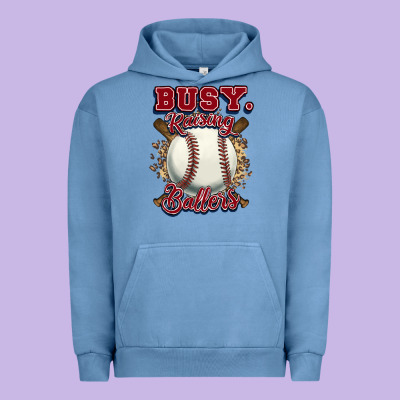 Busy Raising Ballers Urban Hoodie Designed By Howdyjamesfarm