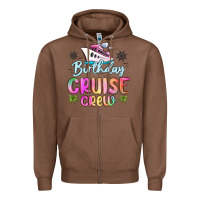 Chestnut birthday cruise crew Zipper Hoodie - MaliasSmallBusiness