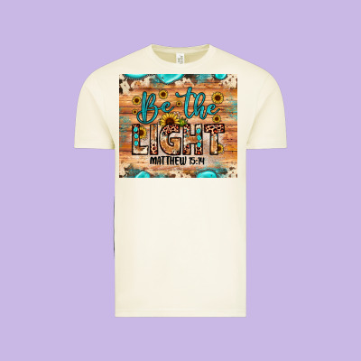 Be The Light Matthew 5 14 Vintage Tee Designed By Jahusdesignshop