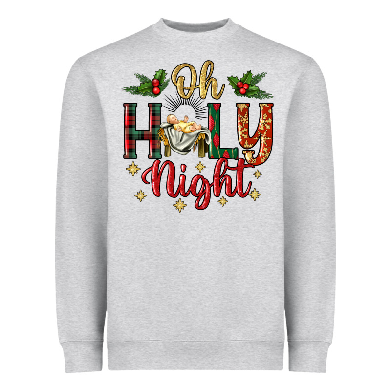 Oh Holy Night Heavyweight Sweatshirt by BundleAndBundleShop | Teevron