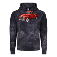 Cloud Black western red truck right 34 view Vintage Hoodie - FaDigitalArtStudio