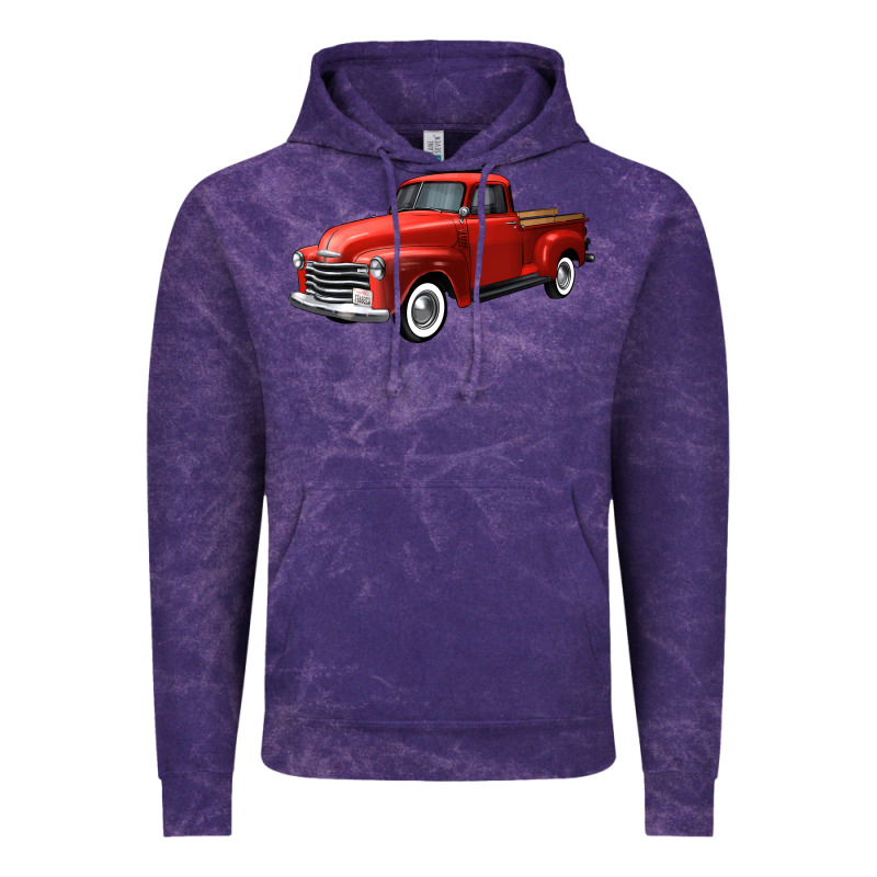 Western Red Truck Right 34 View Vintage Hoodie by FaDigitalArtStudio | Teevron