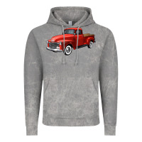 Cloud Rock western red truck right 34 view Vintage Hoodie - FaDigitalArtStudio