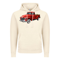 Vintage Artic western red truck right 34 view Vintage Hoodie - FaDigitalArtStudio
