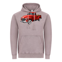 Vintage Zinc western red truck right 34 view Vintage Hoodie - FaDigitalArtStudio