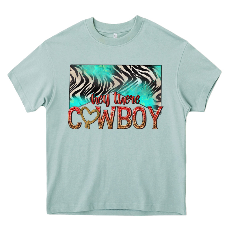 Hey There Cowboy Heavy Core Tee by texasbilliewilder | Teevron