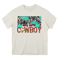 Cream hey there cowboy Heavy Core Tee - texasbilliewilder