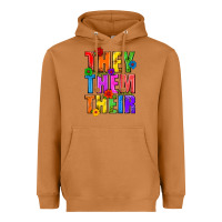 Meerkat They Them Their Pride LGBTQ Heavyweight Hoodie - BundleAndBundleShop
