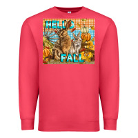 Cardinal Hello Fall Premium Sweatshirt - LillyAllenDesigns