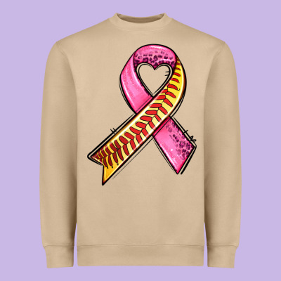 Breast Cancer Sport Ribbons Heavyweight Sweatshirt Designed By Adodesignshop