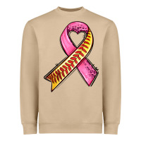 Mushroom breast cancer sport ribbons Heavyweight Sweatshirt - AdoDesignShop