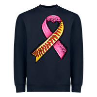 Navy breast cancer sport ribbons Heavyweight Sweatshirt - AdoDesignShop