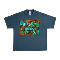 Midnight Navy i am not bossy i just have leadership skills Urban Heavy Tee - AdoDesignShop