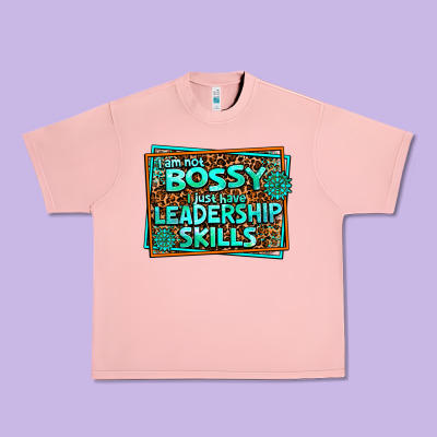 I Am Not Bossy I Just Have Leadership Skills Urban Heavy Tee Designed By Adodesignshop