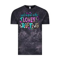 Cloud Black just a girl who loves crafting Vintage Tee - AdoDesignShop