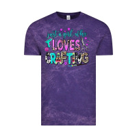 Cloud Purple just a girl who loves crafting Vintage Tee - AdoDesignShop