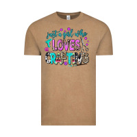 Vintage Coffee just a girl who loves crafting Vintage Tee - AdoDesignShop