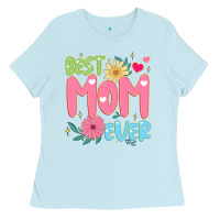 Baby Blue best mom ever Ladies Tee - JahusDesignShop