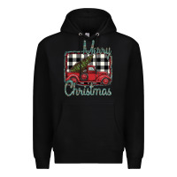 Black Merry Christmas Truck Premium Hoodie - Bettercallsaul