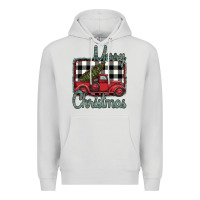 Dove Grey Merry Christmas Truck Premium Hoodie - Bettercallsaul