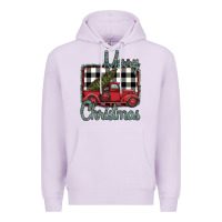 Lilac Merry Christmas Truck Premium Hoodie - Bettercallsaul