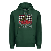 Sports Green Merry Christmas Truck Premium Hoodie - Bettercallsaul