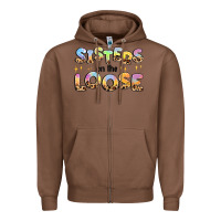 Chestnut sisters on the loose Zipper Hoodie - MaliasSmallBusiness
