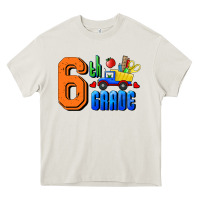 Cream Sixth Grade Heavy Core Tee - RanaPortraitStore