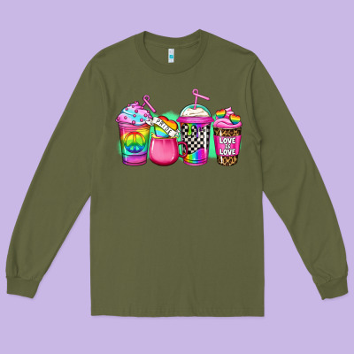 Lgbtq Coffee Long Sleeve Tee Designed By Jasminsmagicworld