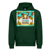 Forest Green wranglin mama Urban Hoodie - TumblerDesignByShophia