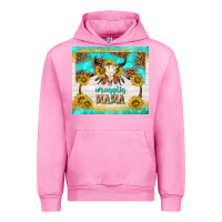 Fuchsia Pink wranglin mama Urban Hoodie - TumblerDesignByShophia