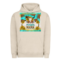Pigment French Oak wranglin mama Urban Hoodie - TumblerDesignByShophia